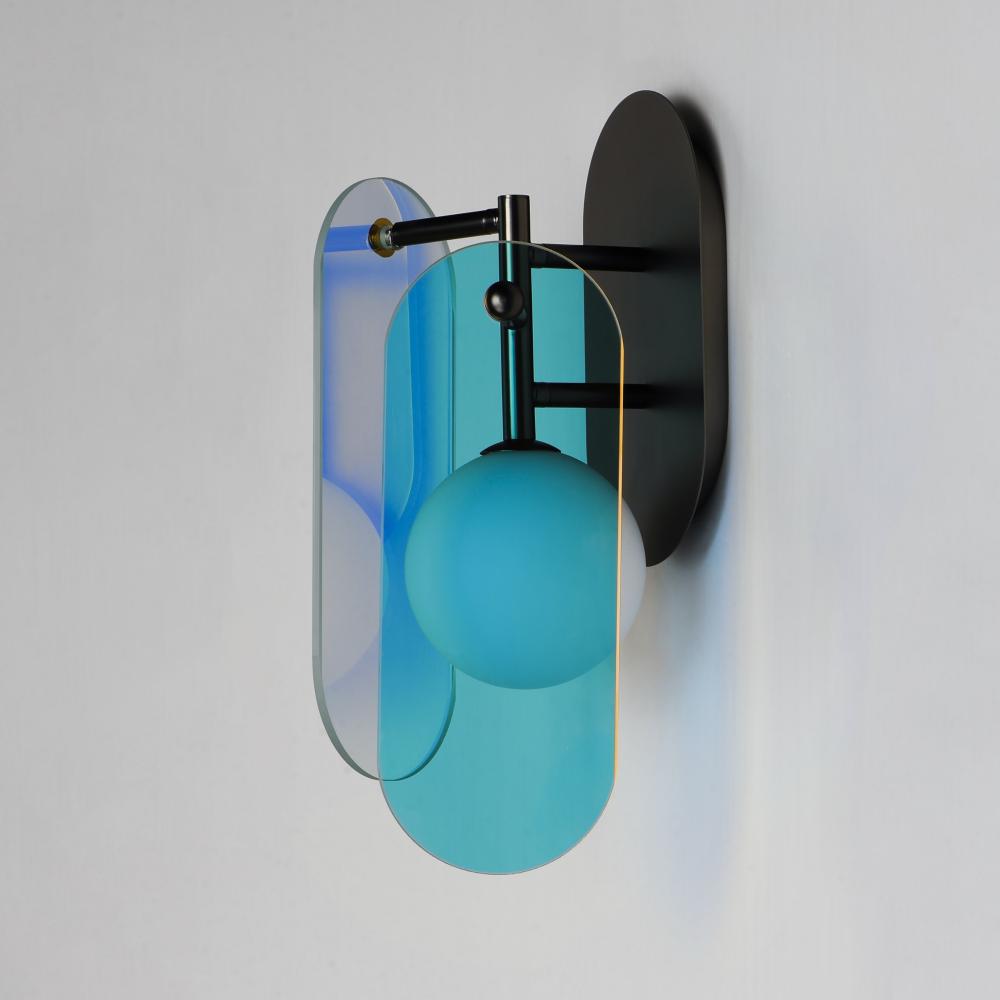 Studio M MEGALITH - GLASS SM24810DCGM Sconce Traditional - Gunmetal