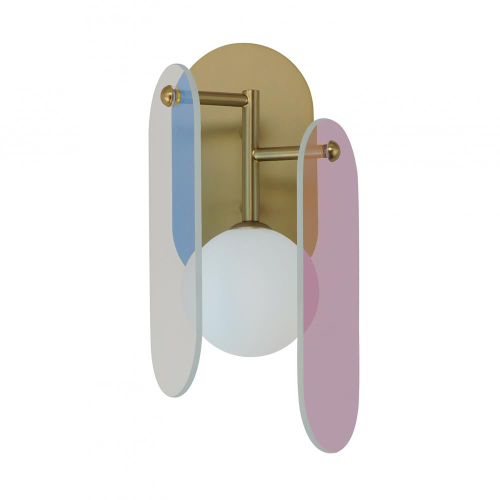 Studio M MEGALITH - GLASS SM24810DCNAB Sconce - Natural Aged Brass
