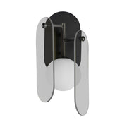 Studio M MEGALITH - GLASS SM24810MSKGM Sconce - Gunmetal