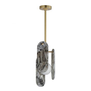 Studio M MEGALITH - STONE SM24811ARYNAB Pendant - Natural Aged Brass