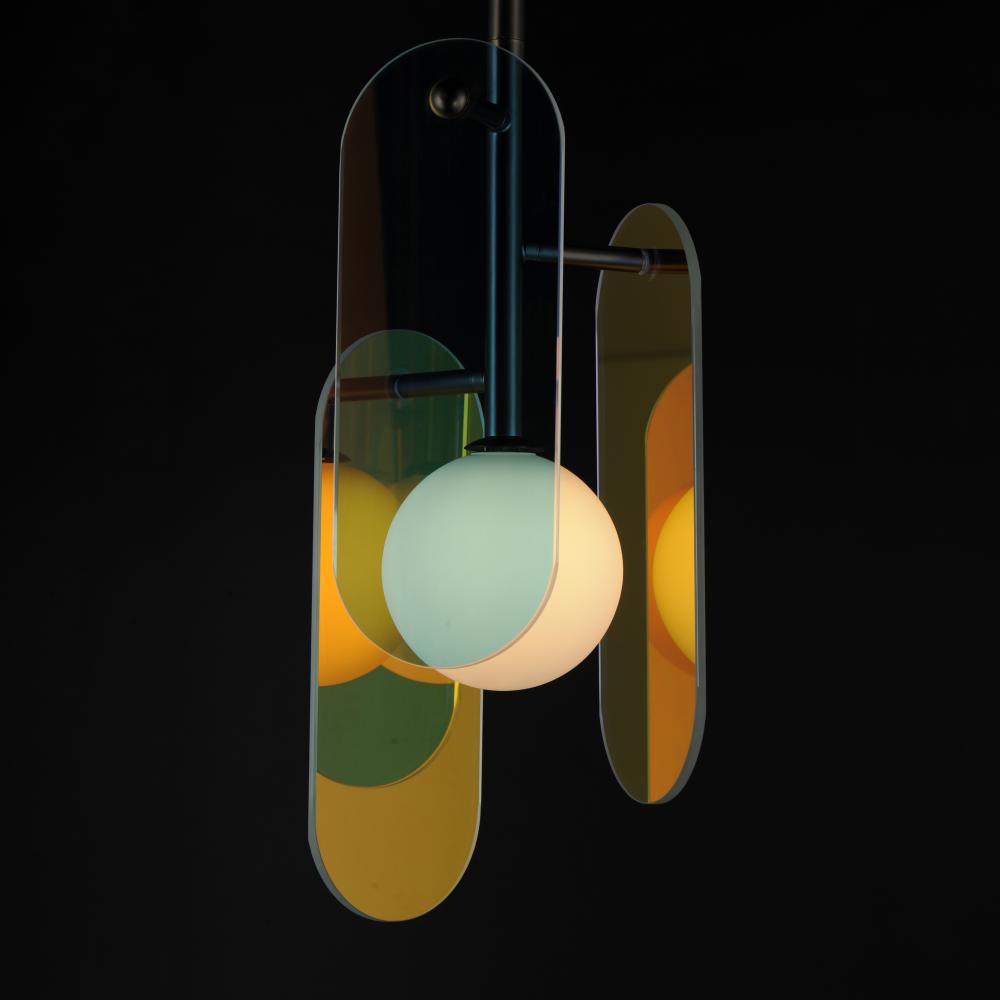 Studio M MEGALITH - GLASS SM24811DCBBZ Pendant Traditional - Brushed Bronze