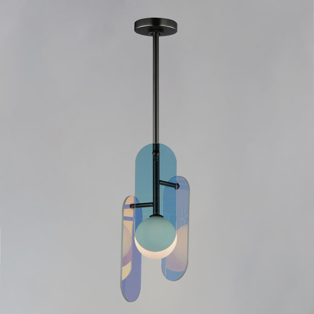 Studio M MEGALITH - GLASS SM24811DCGM Pendant Traditional - Gunmetal