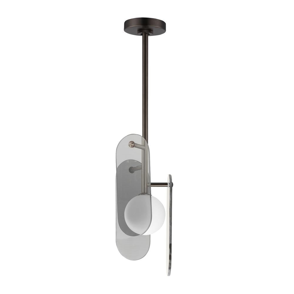 Studio M MEGALITH - GLASS SM24811MSKBBZ Pendant - Brushed Bronze