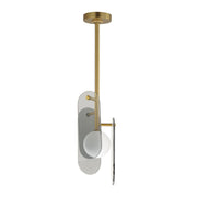 Studio M MEGALITH - GLASS SM24811MSKNAB Pendant - Natural Aged Brass