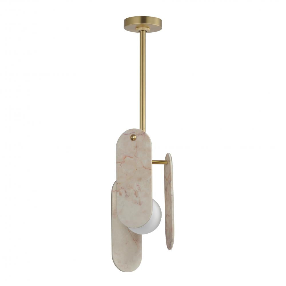 Studio M MEGALITH - STONE SM24811RJNAB Pendant - Natural Aged Brass