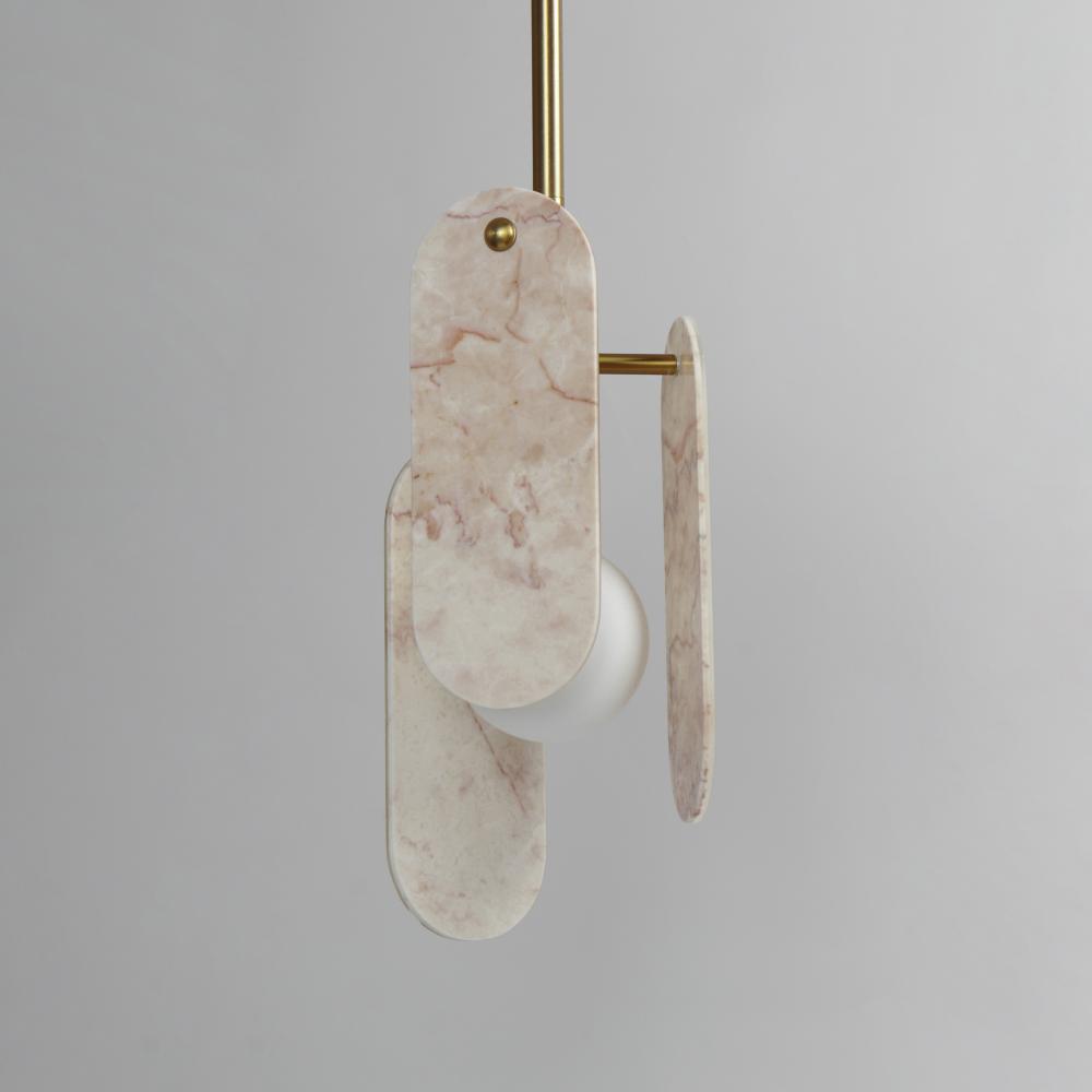 Studio M MEGALITH - STONE SM24811RJNAB Pendant - Natural Aged Brass