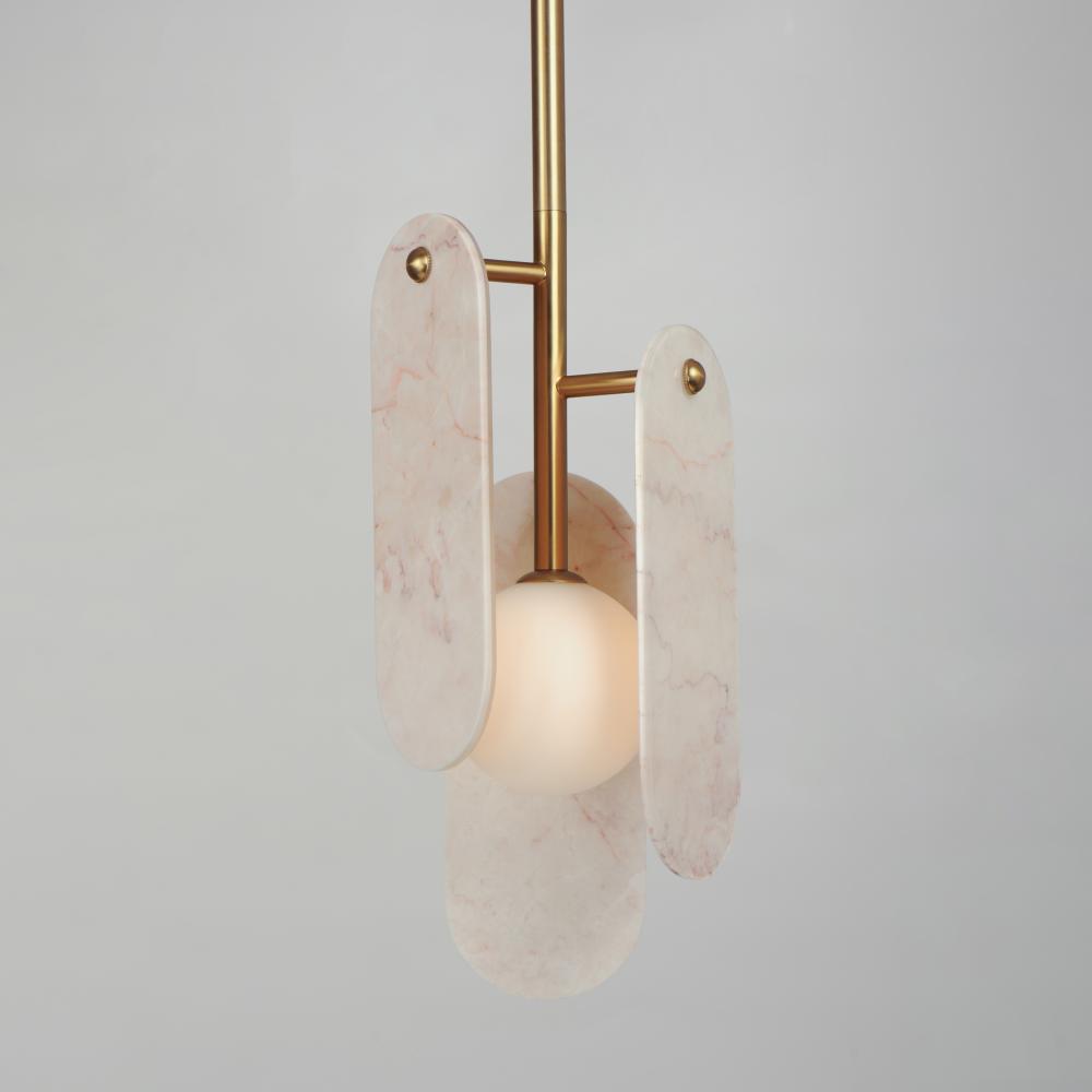 Studio M MEGALITH - STONE SM24811RJNAB Pendant - Natural Aged Brass