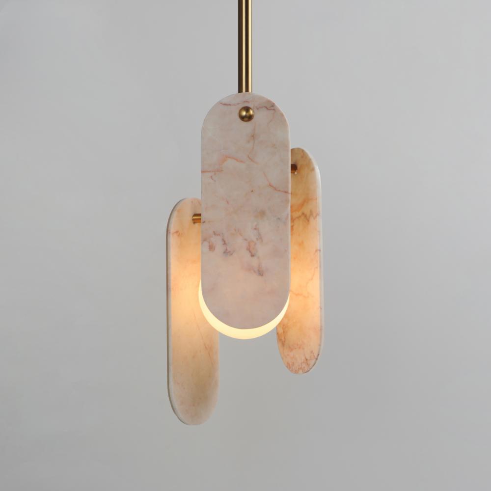 Studio M MEGALITH - STONE SM24811RJNAB Pendant - Natural Aged Brass