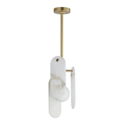 Studio M MEGALITH - STONE SM24811WANAB Pendant - Natural Aged Brass