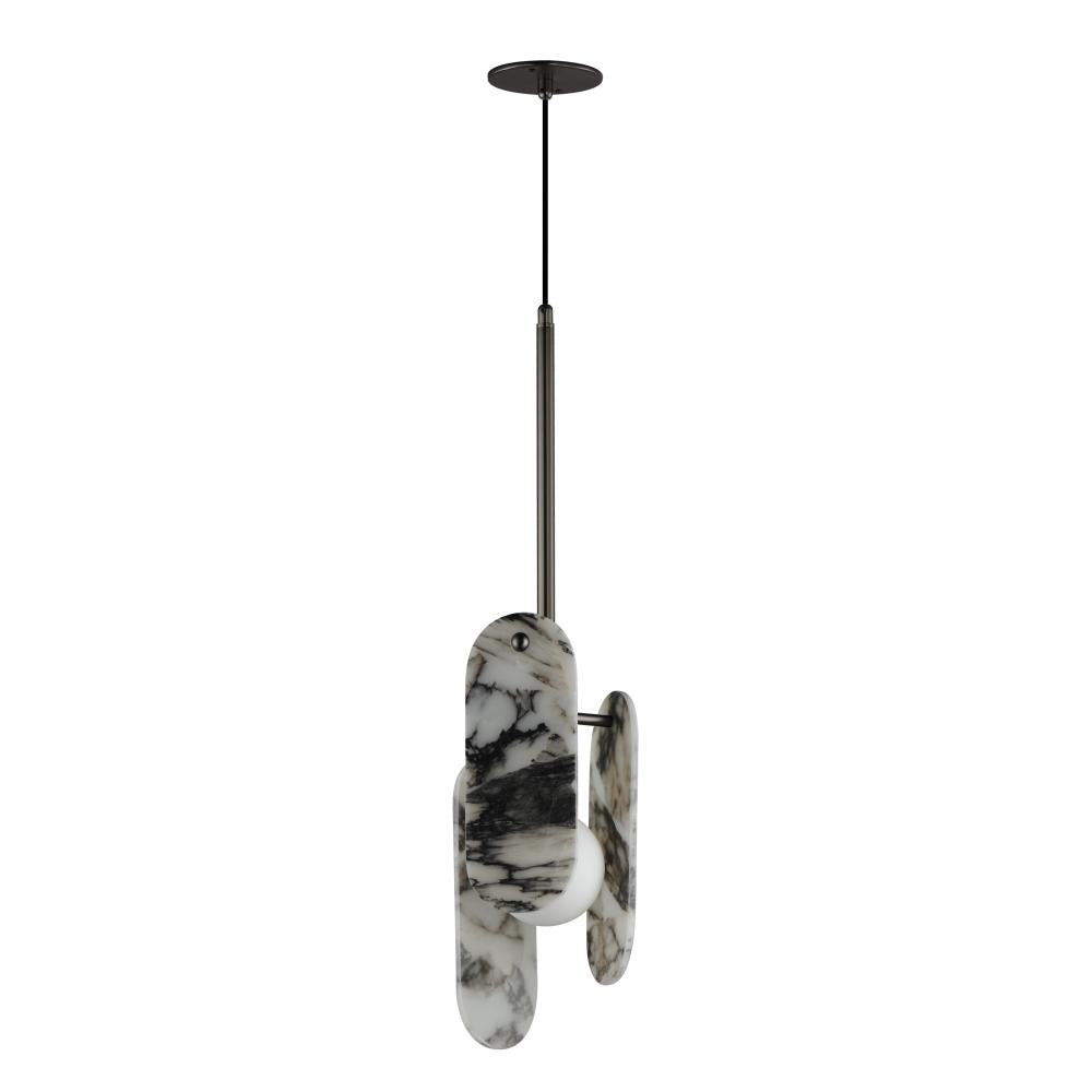 Studio M MEGALITH - STONE SM24812ARYGM Pendant - Gunmetal