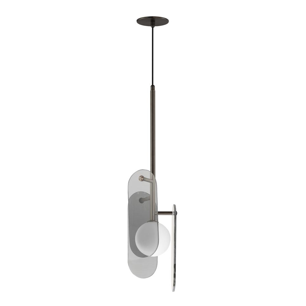 Studio M MEGALITH - GLASS SM24812MSKBBZ Pendant - Brushed Bronze
