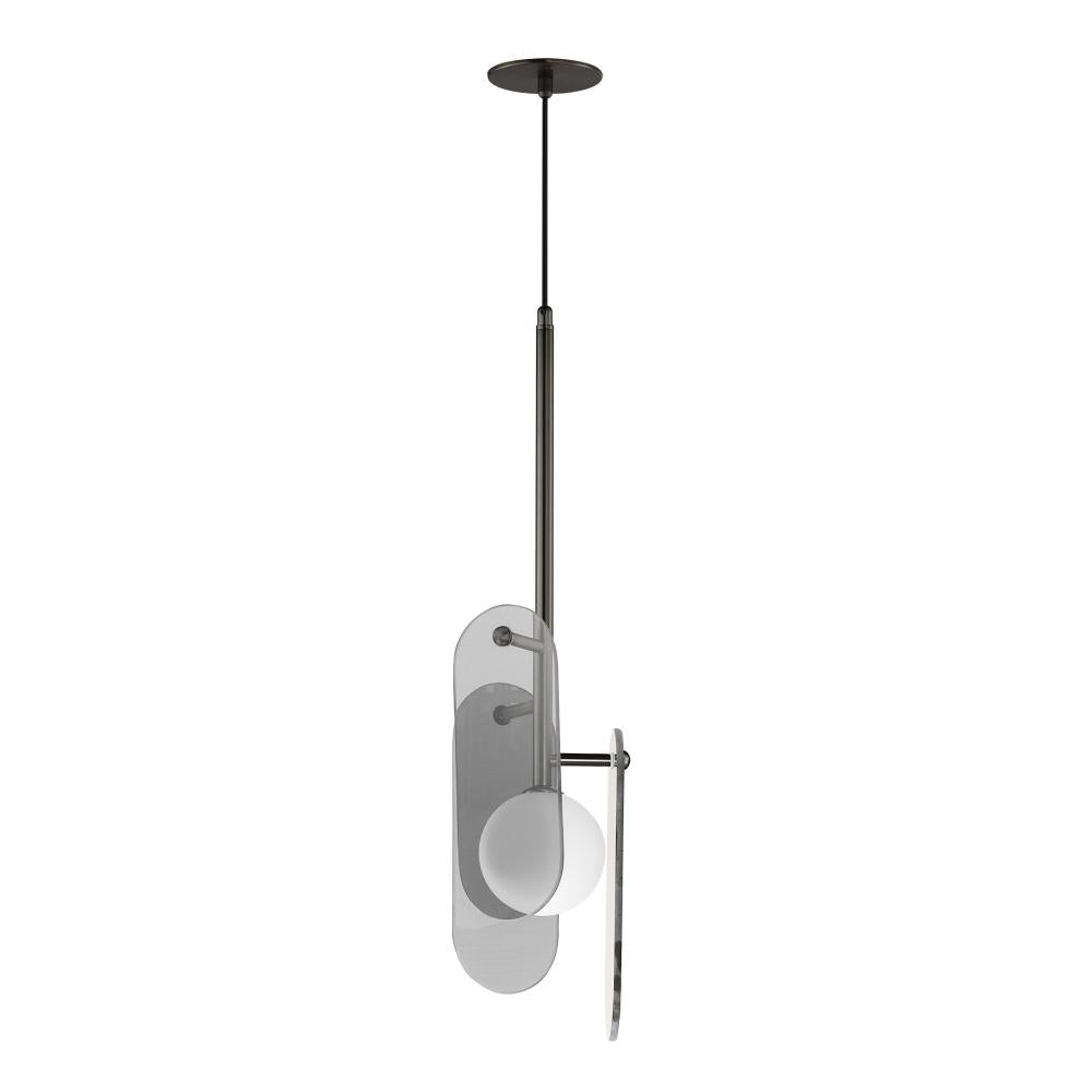 Studio M MEGALITH - GLASS SM24812MSKGM Pendant - Gunmetal