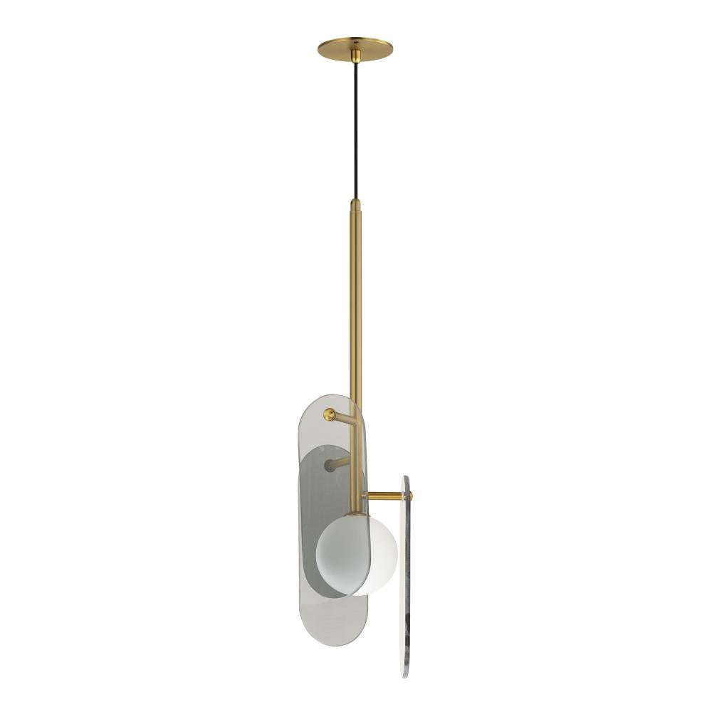 Studio M MEGALITH - GLASS SM24812MSKNAB Pendant - Natural Aged Brass