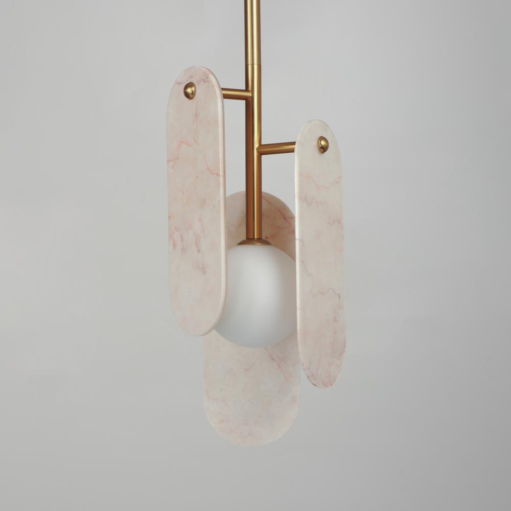 Studio M MEGALITH - STONE SM24812RJNAB Pendant - Natural Aged Brass