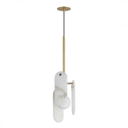 Studio M MEGALITH - STONE SM24812WANAB Pendant - Natural Aged Brass