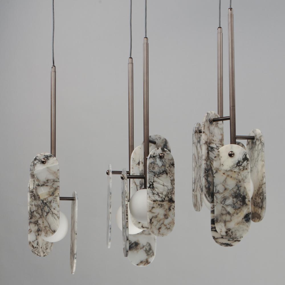 Studio M MEGALITH - STONE SM24815ARYBBZ Pendant Traditional - Brushed Bronze