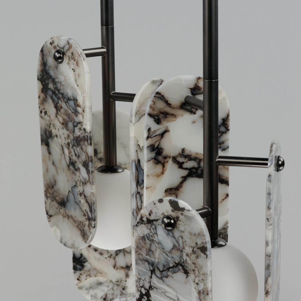 Studio M MEGALITH - STONE SM24815ARYGM Pendant Traditional - Gunmetal