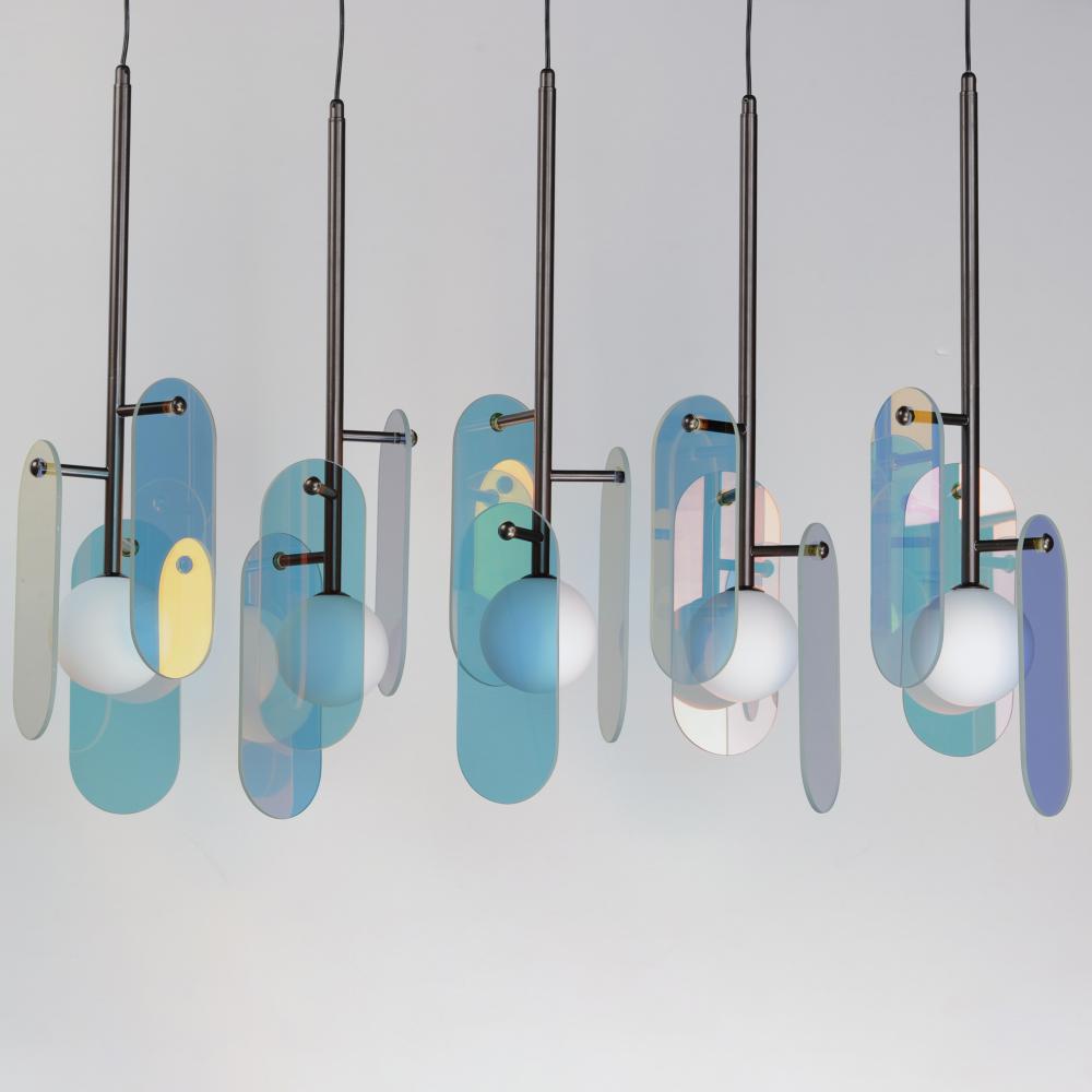 Studio M MEGALITH - GLASS SM24815DCBBZ Pendant Traditional - Brushed Bronze