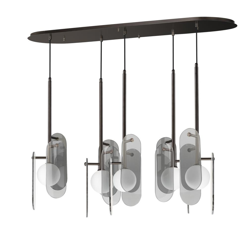 Studio M MEGALITH - GLASS SM24815MSKBBZ Pendant - Brushed Bronze