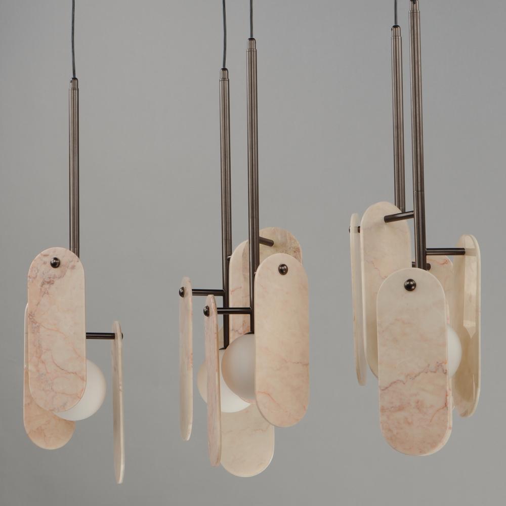 Studio M MEGALITH - STONE SM24815RJBBZ Pendant Traditional - Brushed Bronze