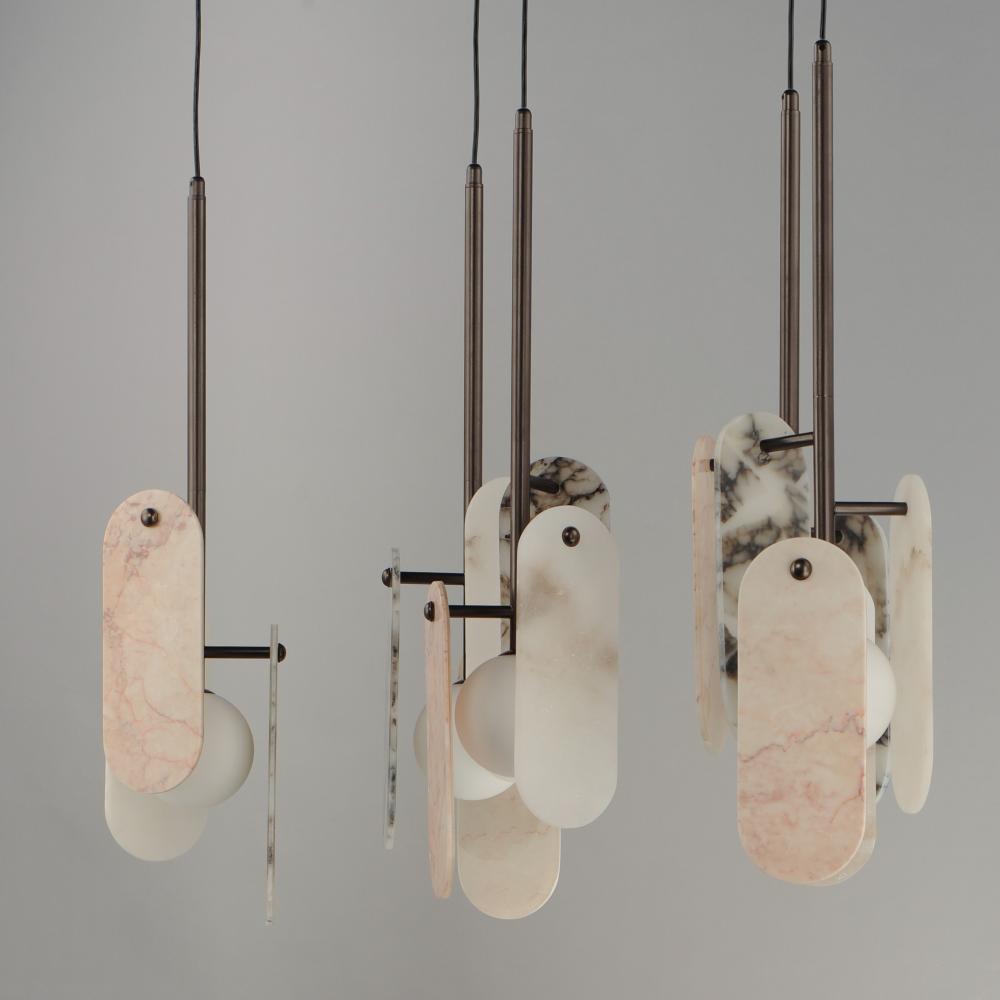 Studio M MEGALITH - STONE SM24815VSBBZ Pendant Traditional - Brushed Bronze