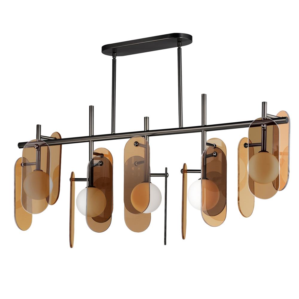 Studio M MEGALITH - GLASS SM24825AMGM Pendant - Gunmetal