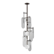 Studio M MEGALITH - GLASS SM24827MSKBBZ Pendant - Brushed Bronze