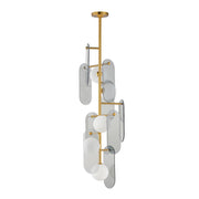 Studio M MEGALITH - GLASS SM24827MSKNAB Pendant - Natural Aged Brass