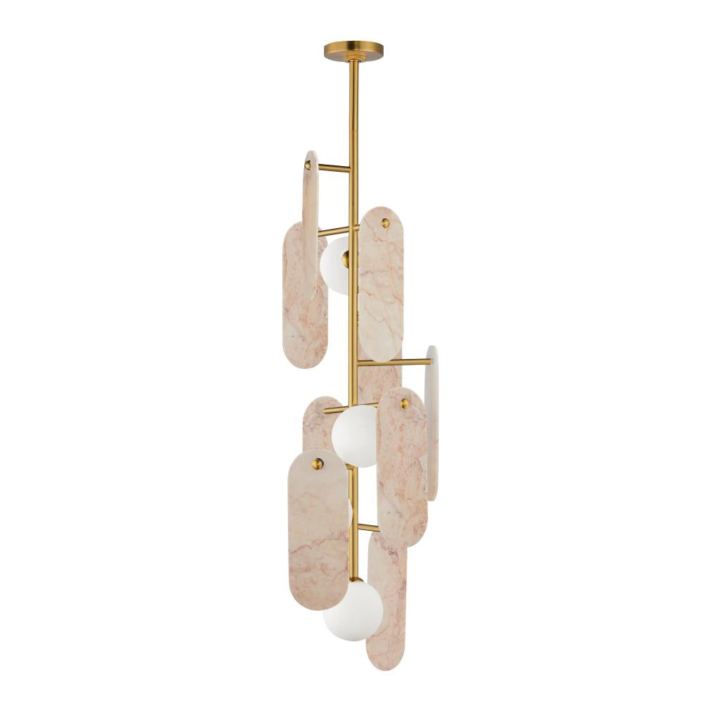Studio M MEGALITH - STONE SM24827RJNAB Pendant - Natural Aged Brass