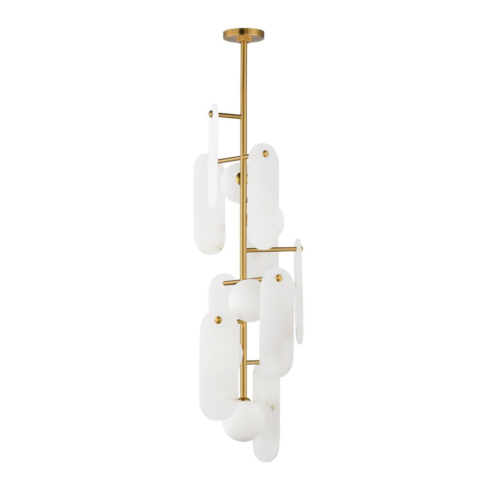 Studio M MEGALITH - STONE SM24827WANAB Pendant - Natural Aged Brass