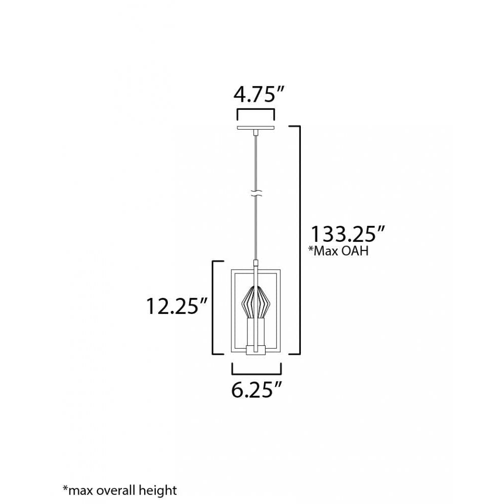 Studio M ZEPPELIN SM24841GM Mini Pendant Traditional - Gunmetal