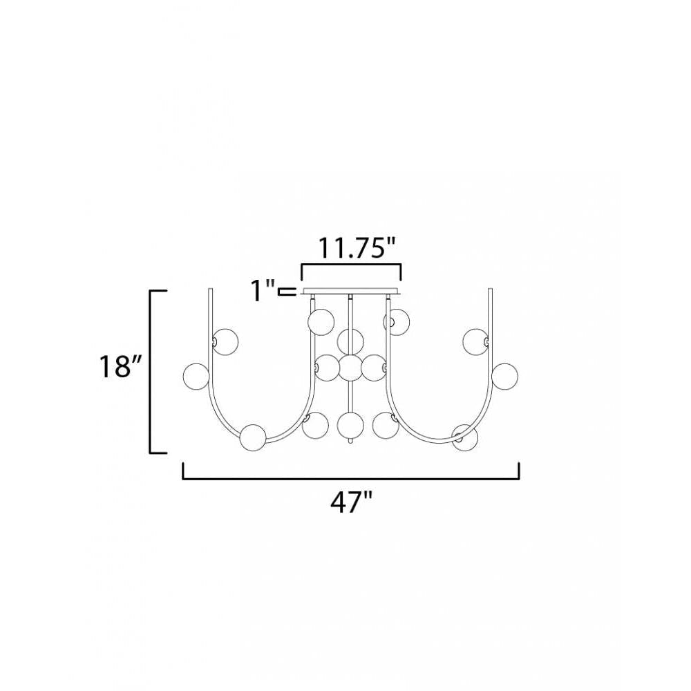 Studio M CONTOUR MTO SM24953TP Chandelier Traditional - Taupe