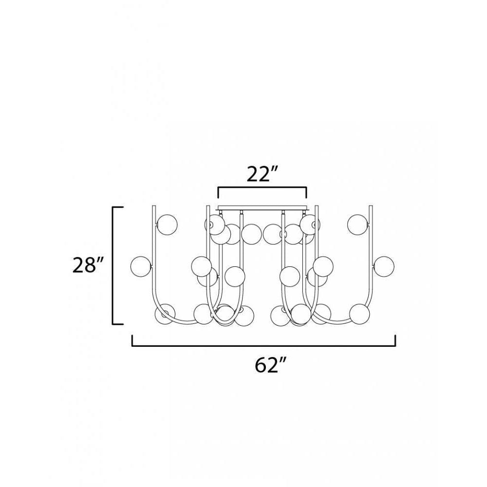 Studio M CONTOUR MTO SM24966SB Chandelier Traditional - Stratton Blue