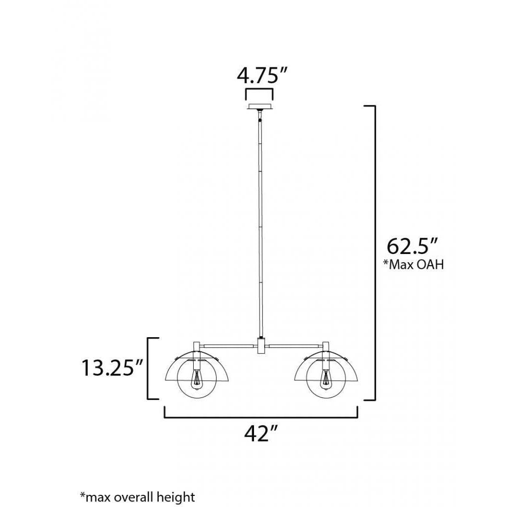 Studio M DOMAIN SM31012FTNAB Pendant - Natural Aged Brass