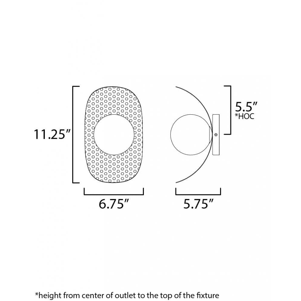 Studio M CHIPS SM32360SWMW Sconce Traditional - Matte White