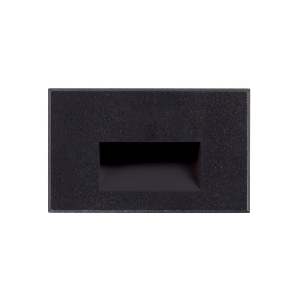 Kuzco Sonic ER3003-BK 3-in Black LED Exterior Wall/Step Light, UL Damp Rated, Black