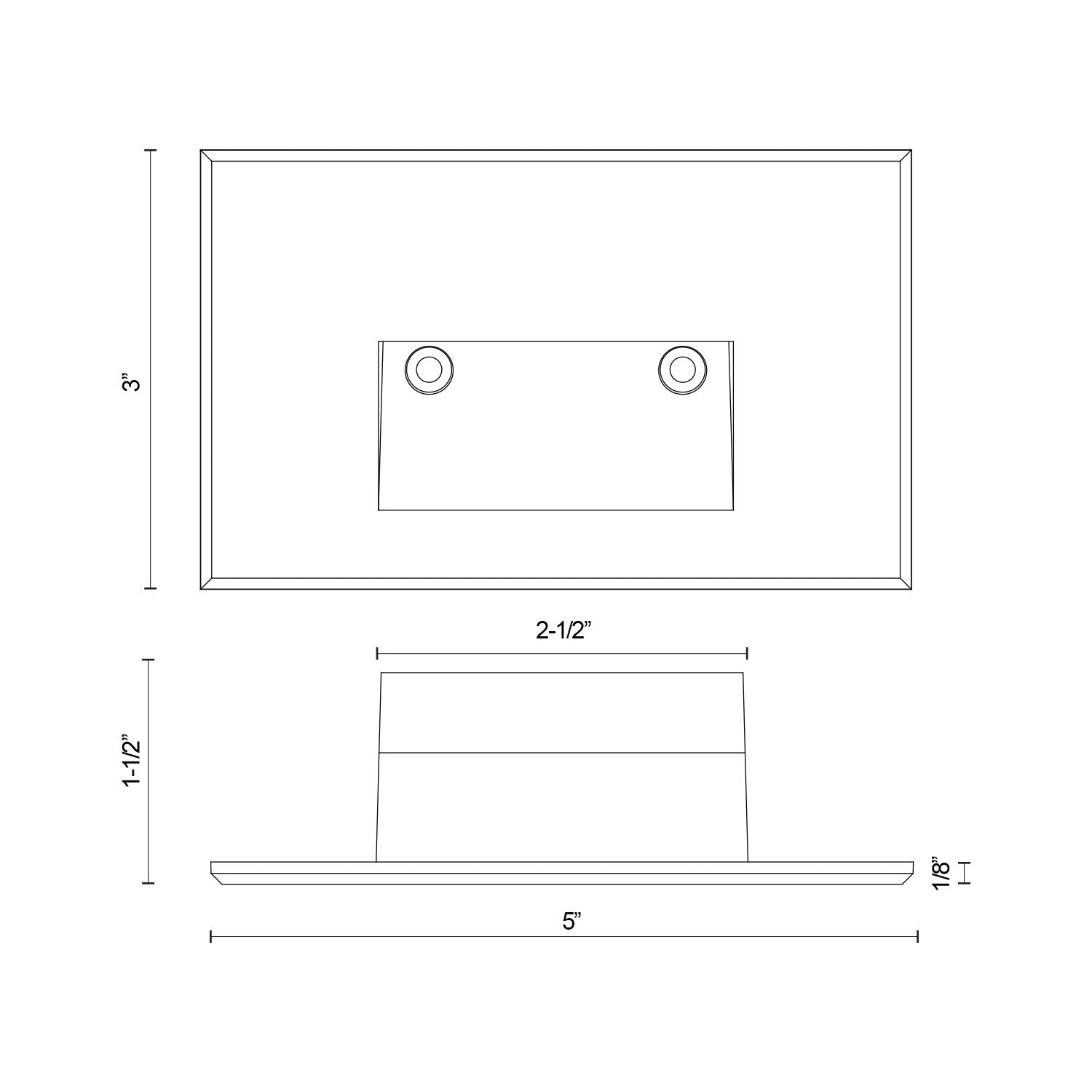 Kuzco Sonic 3-in Espresso LED Exterior Wall/Step Light, ER3003-ES-12V, Exterior Wall/Step Light, Espresso