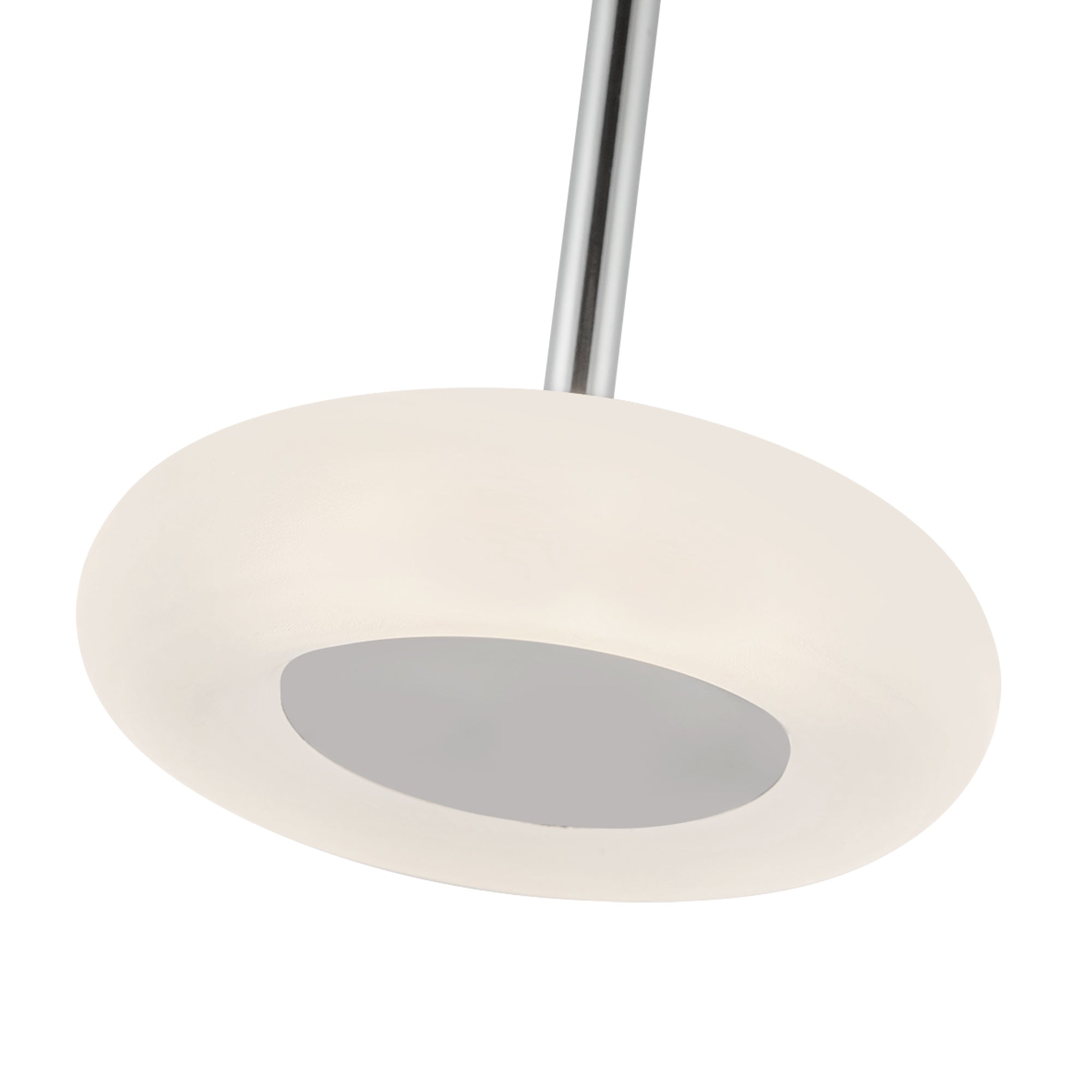 Kuzco Stephord PD97204-CH/FR Pendant, LED, Chrome/Frosted Glass