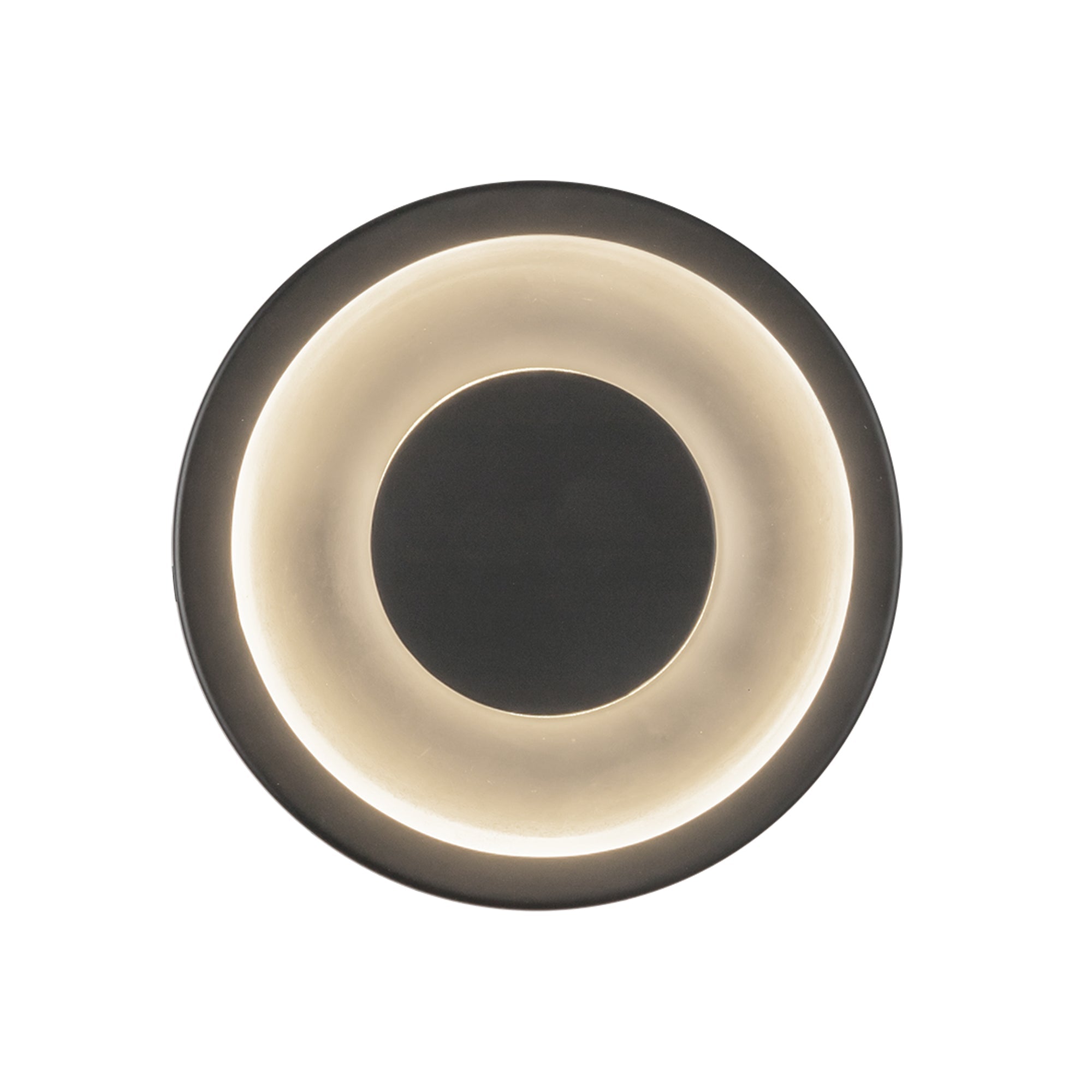 Kuzco Stephord WS97204-BK/FR Wall Sconce, LED, Black/Frosted Glass
