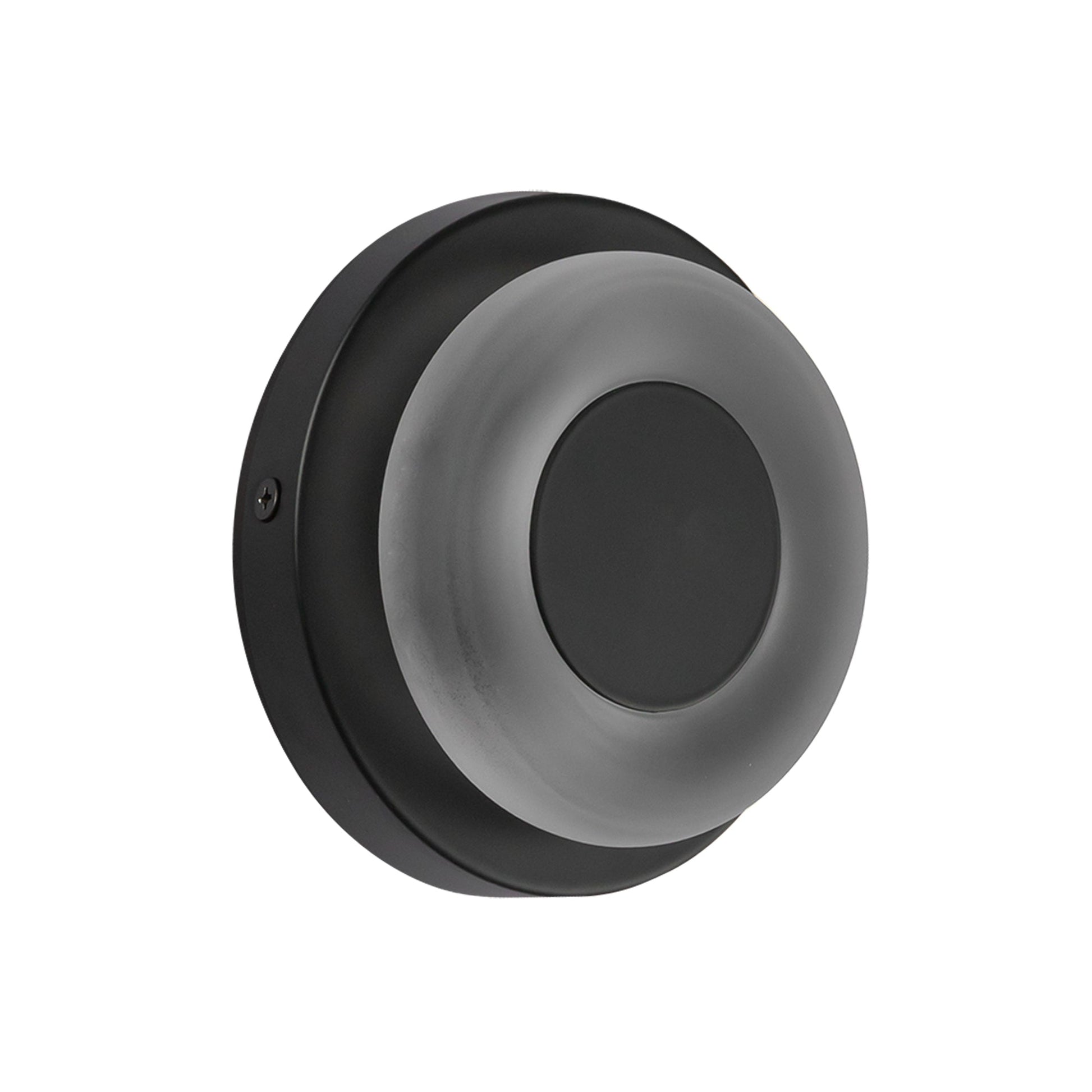 Kuzco Stephord WS97204-BK/FR Wall Sconce, LED, Black/Frosted Glass