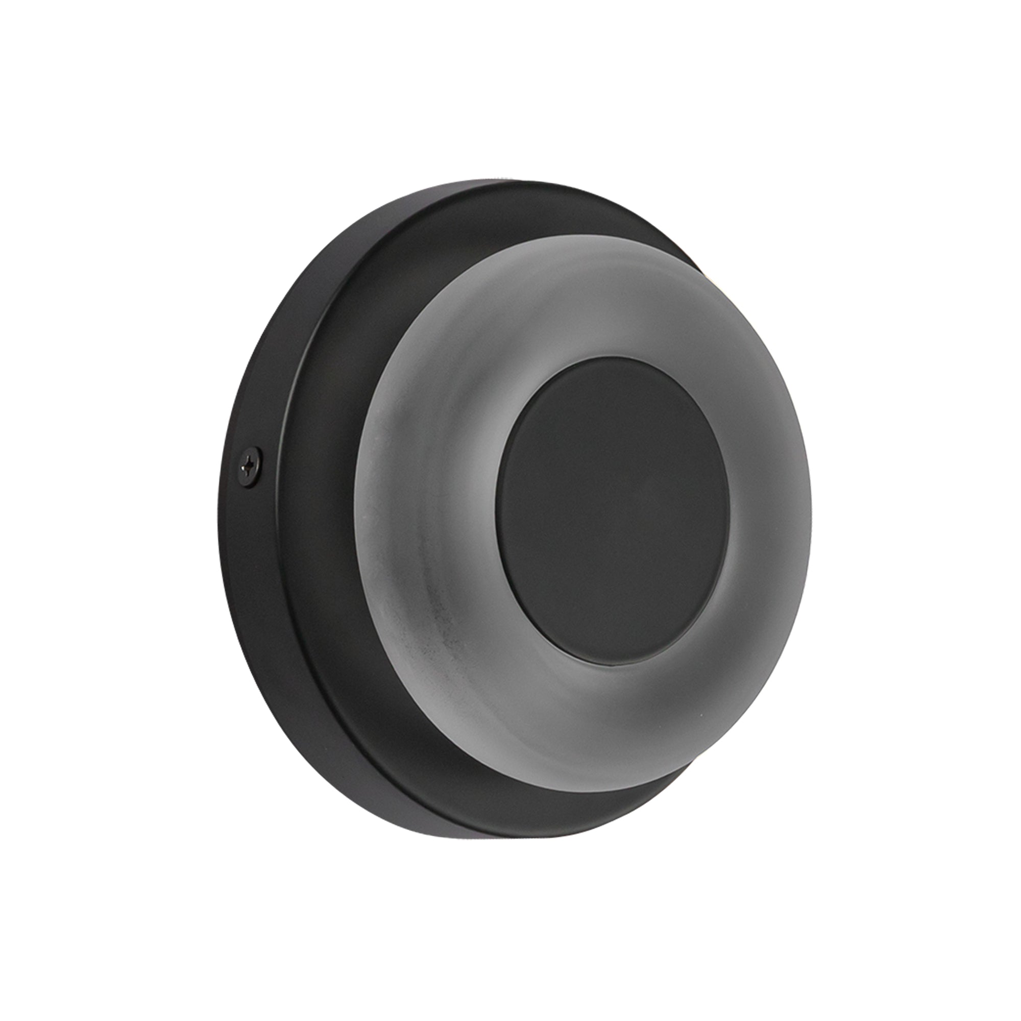 Kuzco Stephord WS97204-BK/FR Wall Sconce, LED, Black/Frosted Glass
