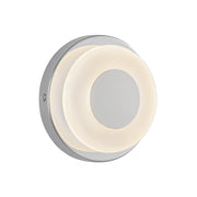 Kuzco Lighting WS97204-CH/FR Wall Sconce, LED, Chrome/Frosted Glass
