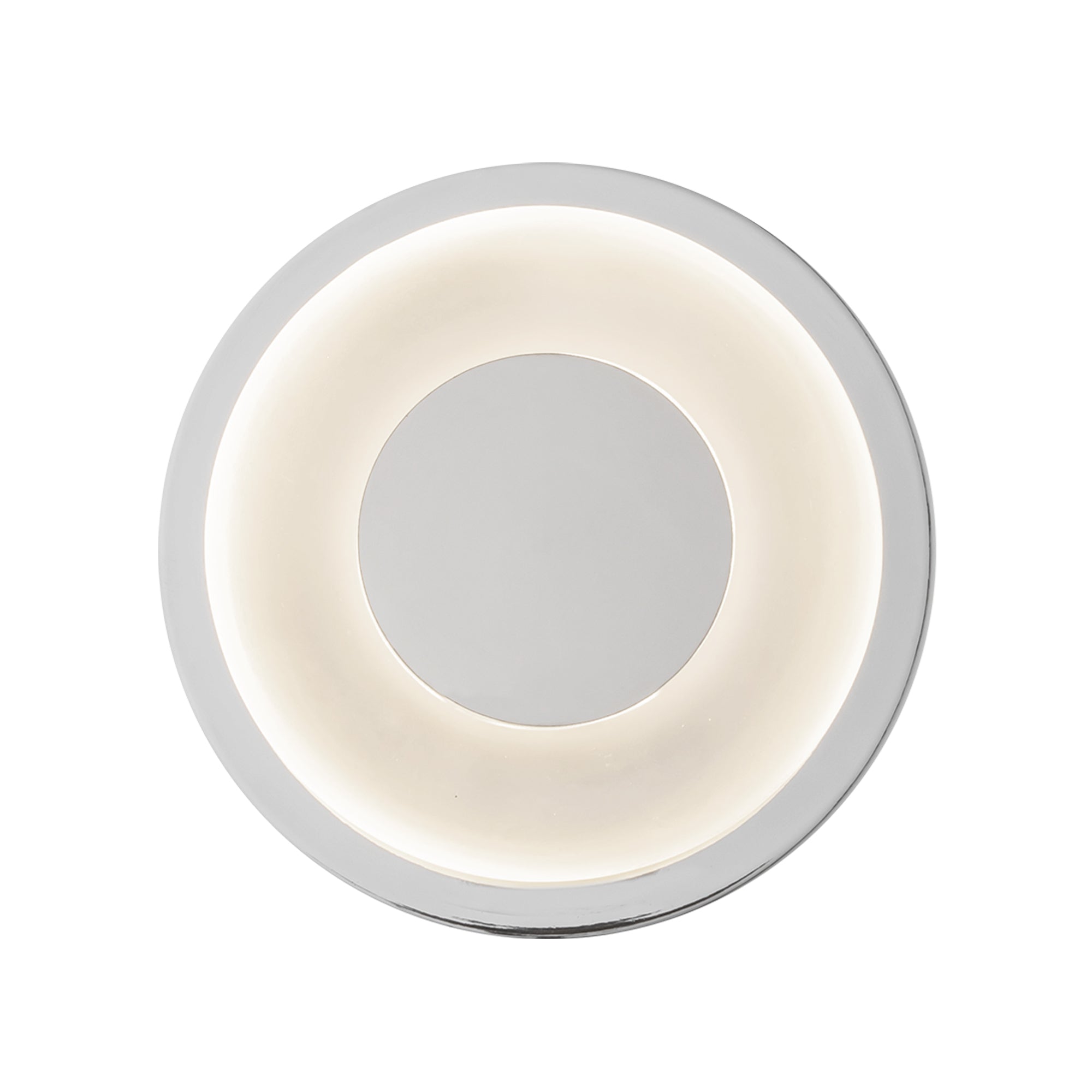 Kuzco Lighting WS97204-CH/FR Wall Sconce, LED, Chrome/Frosted Glass