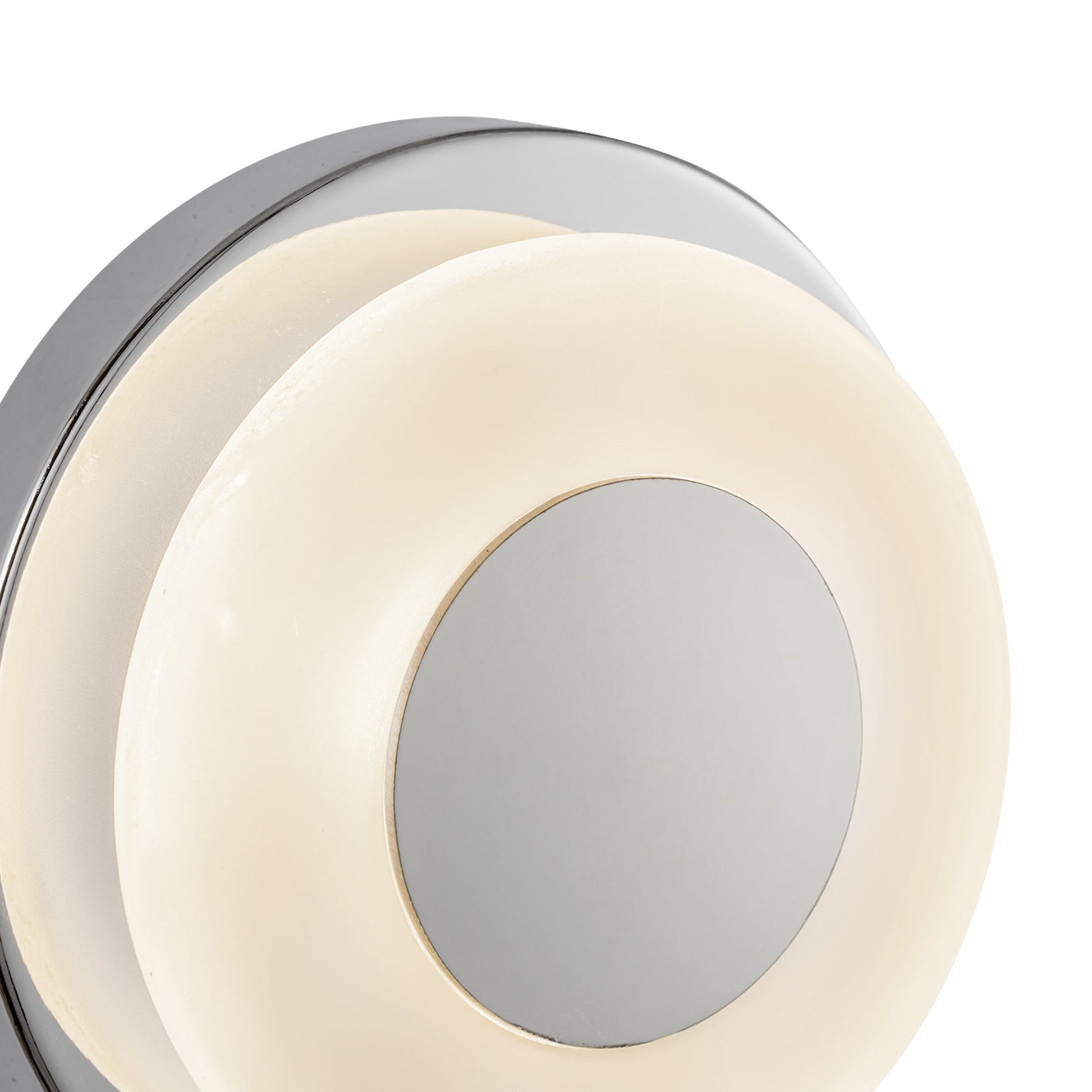Kuzco Lighting WS97204-CH/FR Wall Sconce, LED, Chrome/Frosted Glass