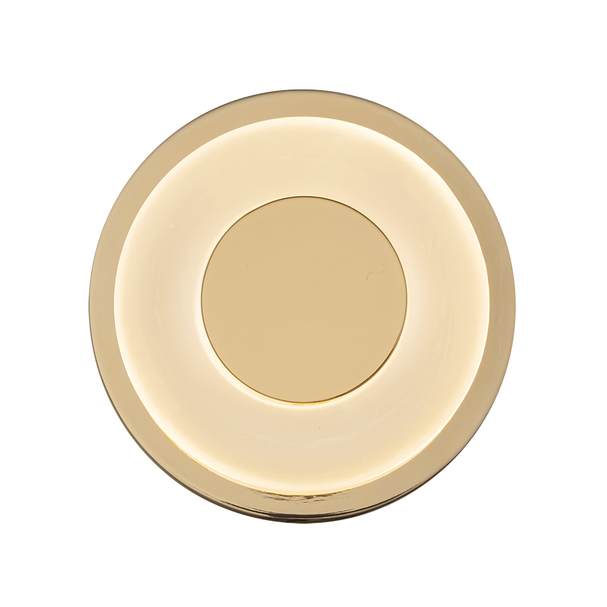 Kuzco Lighting WS97204-MRB/FR Stephord 4-in Wall Sconce, LED, Metallic Brass/Frosted Glass