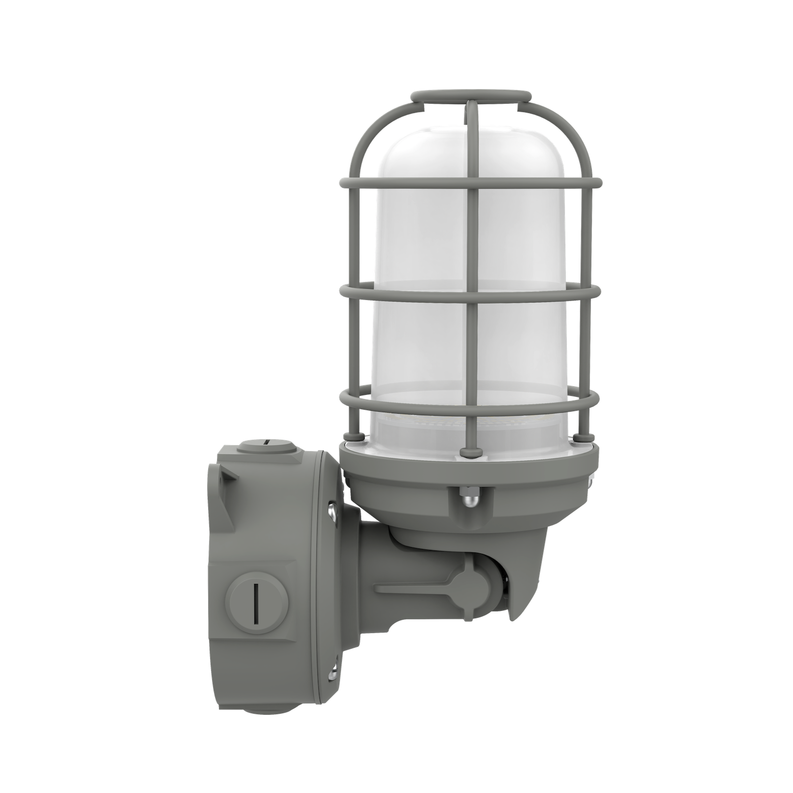 LED Vapor Tight, Jelly Jar, Utility Light Fixture - Wall, Ceiling, Conduit Mount