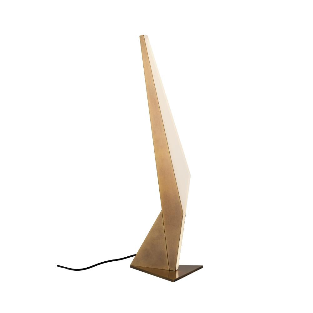 Kuzco Tachi TL64222-VB Table Lamp, LED, Vintage Brass