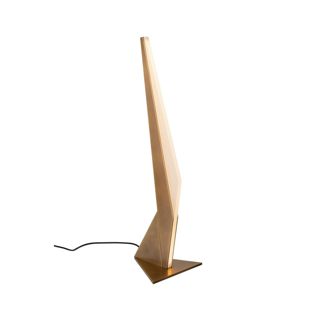 Kuzco Tachi TL64222-VB Table Lamp, LED, Vintage Brass