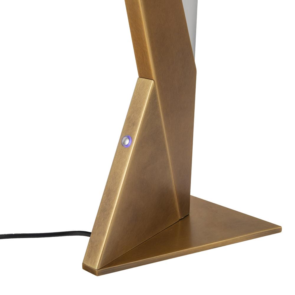 Kuzco Tachi TL64222-VB Table Lamp, LED, Vintage Brass