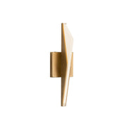 Kuzco Tachi WS64215-VB Wall Sconce, UL Damp Rated, Vintage Brass
